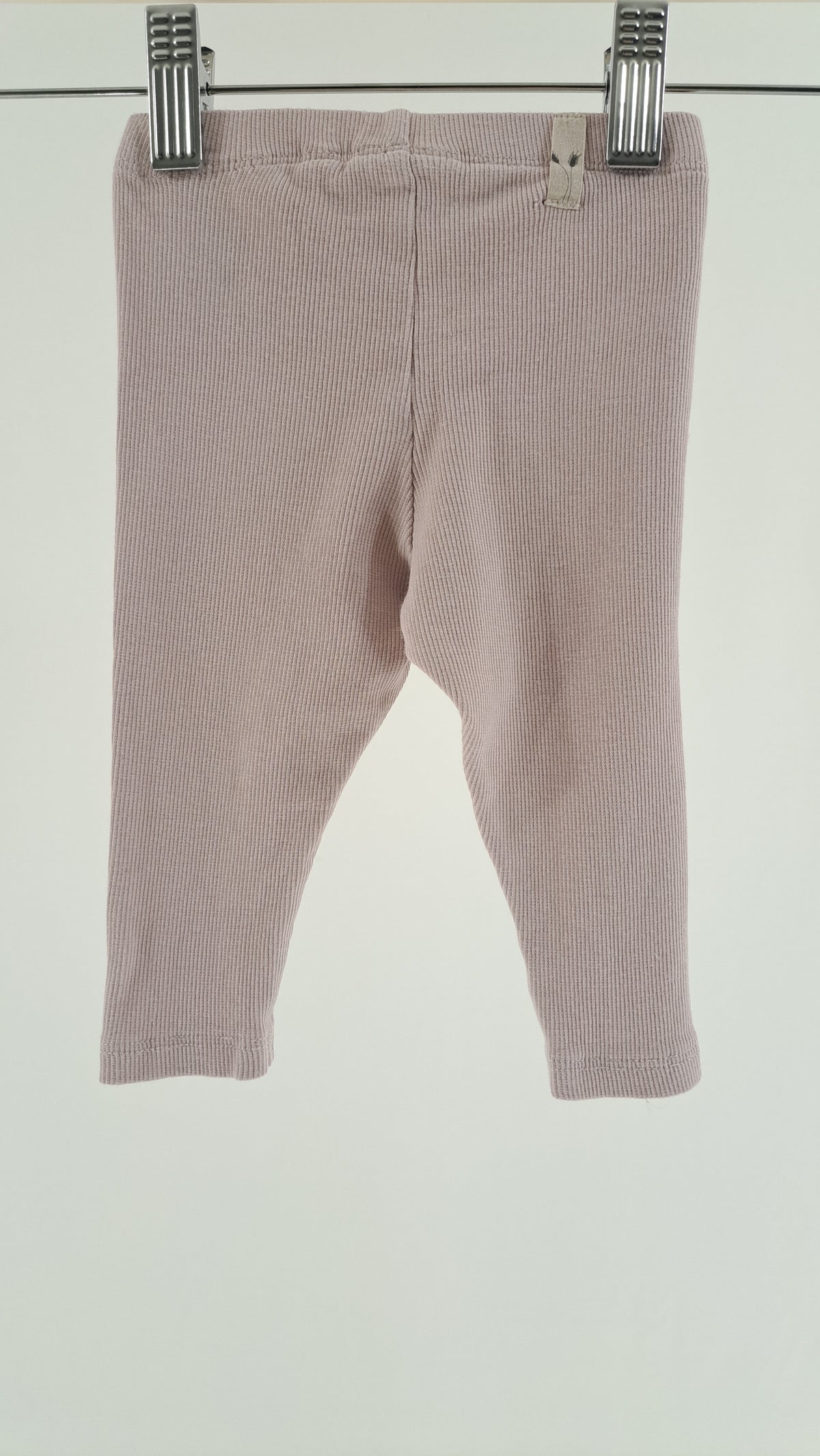WHEAT • LEGGINGS • LYSERØD RIB • STR. 68