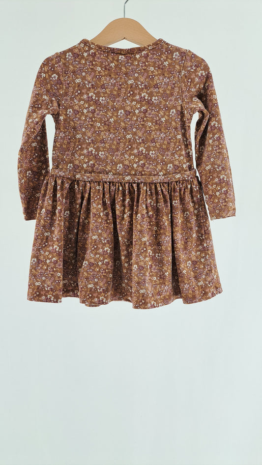 WHEAT • KJOLE • BRUNROSA BLOMSTERPRINT • STR. 98