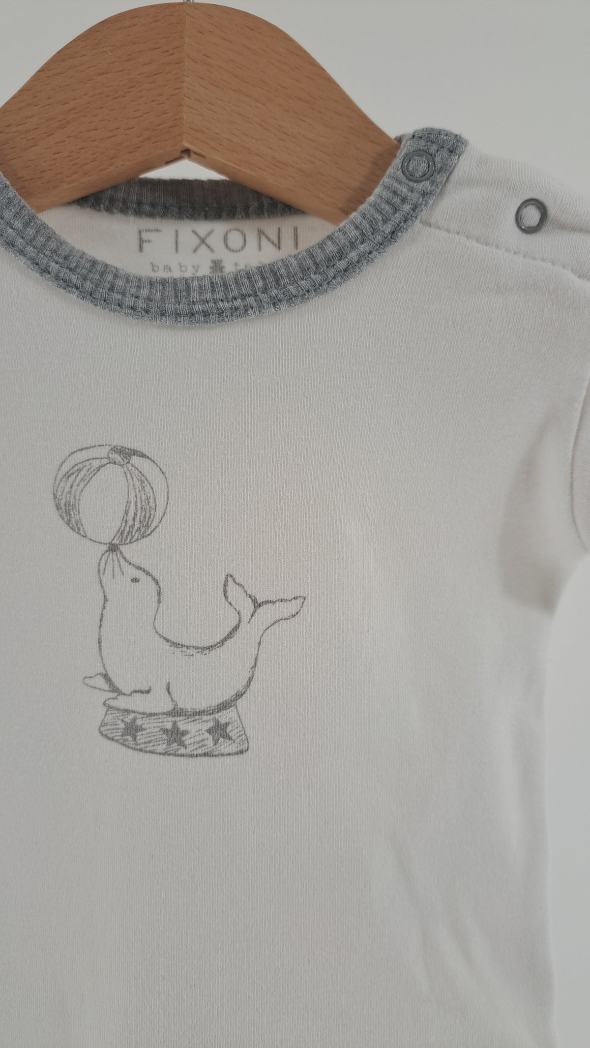 FIXONI • BODY • VIT/GRÅ SÄL • STL. 56