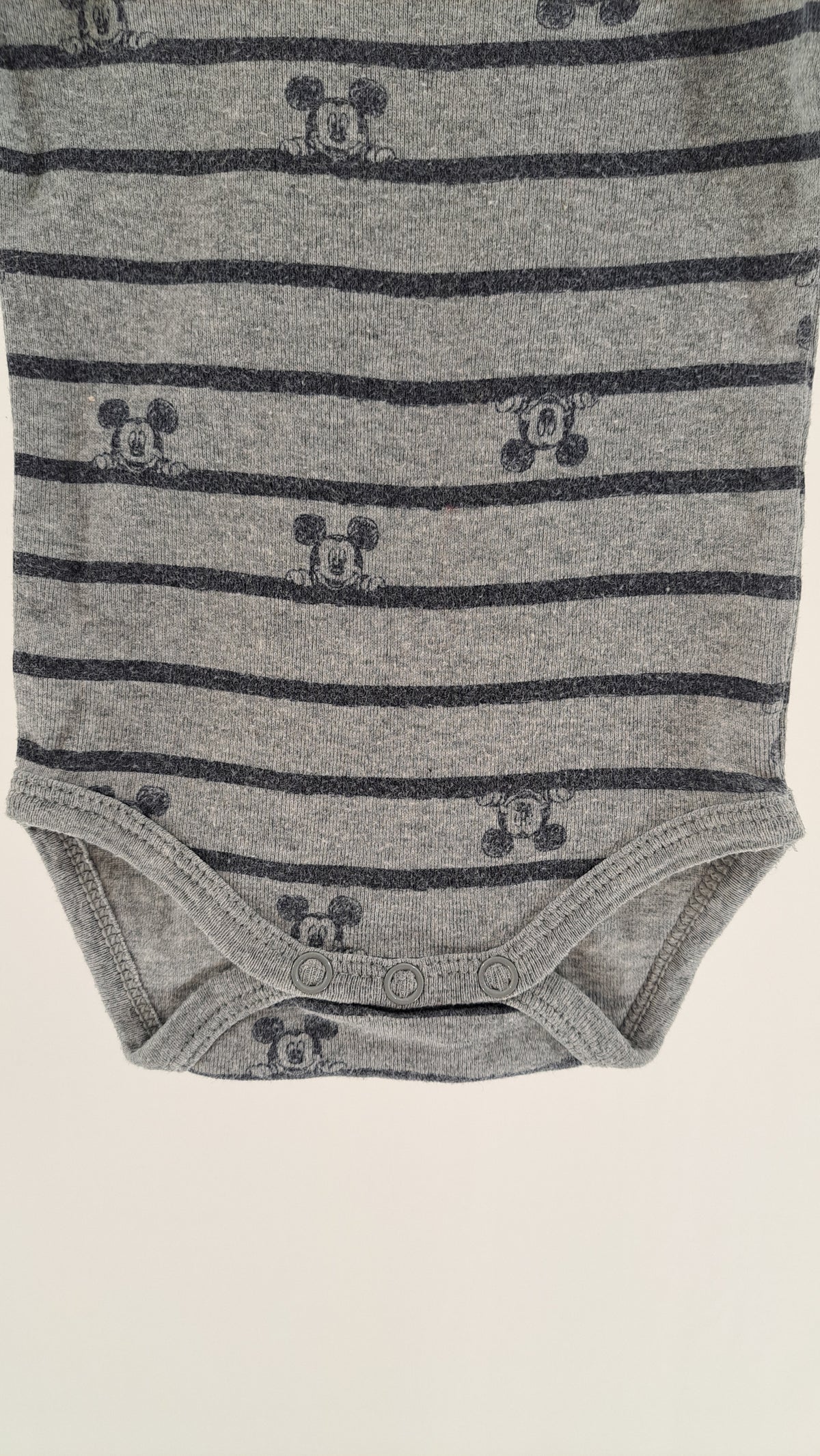 NAME IT • BODY • GRÅ MELANGE MICKEY MOUSE • STR. 56