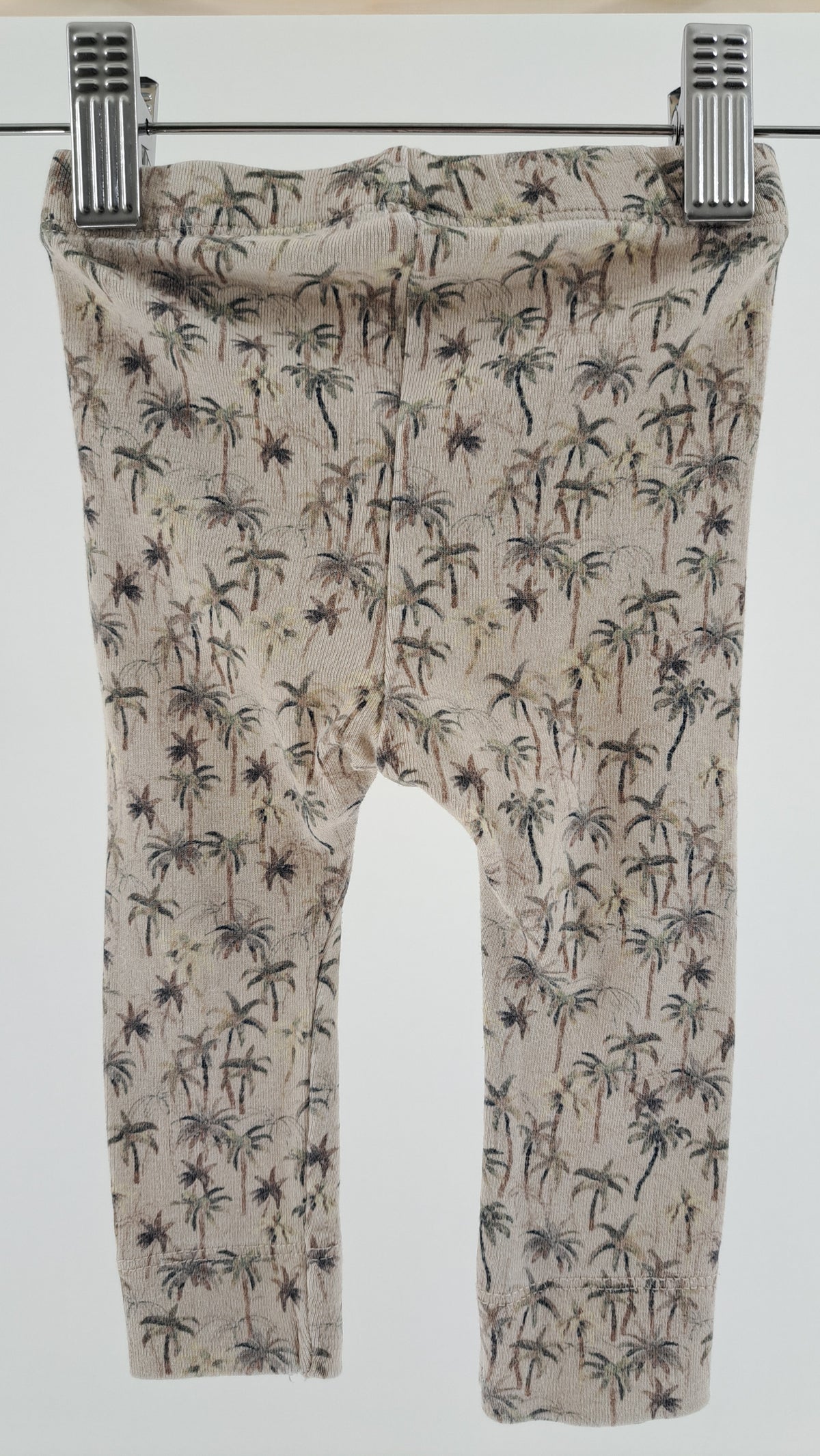 NAME IT • LEGGINGS • BEIGE PALMEPRINT • STR. 62