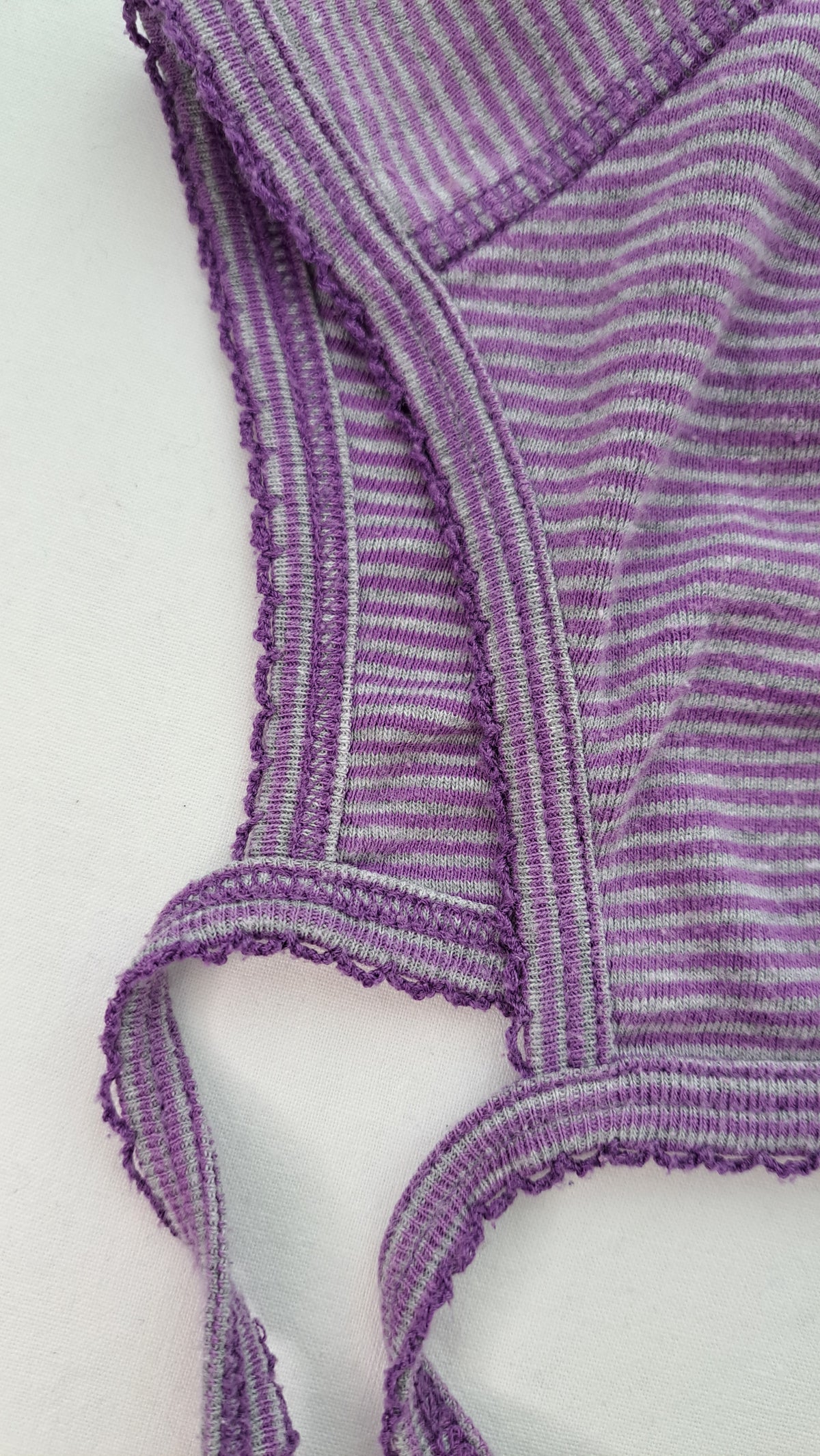 SMALLSTUFF • HAT • PURPLE STRIPE • SIZE 86/92