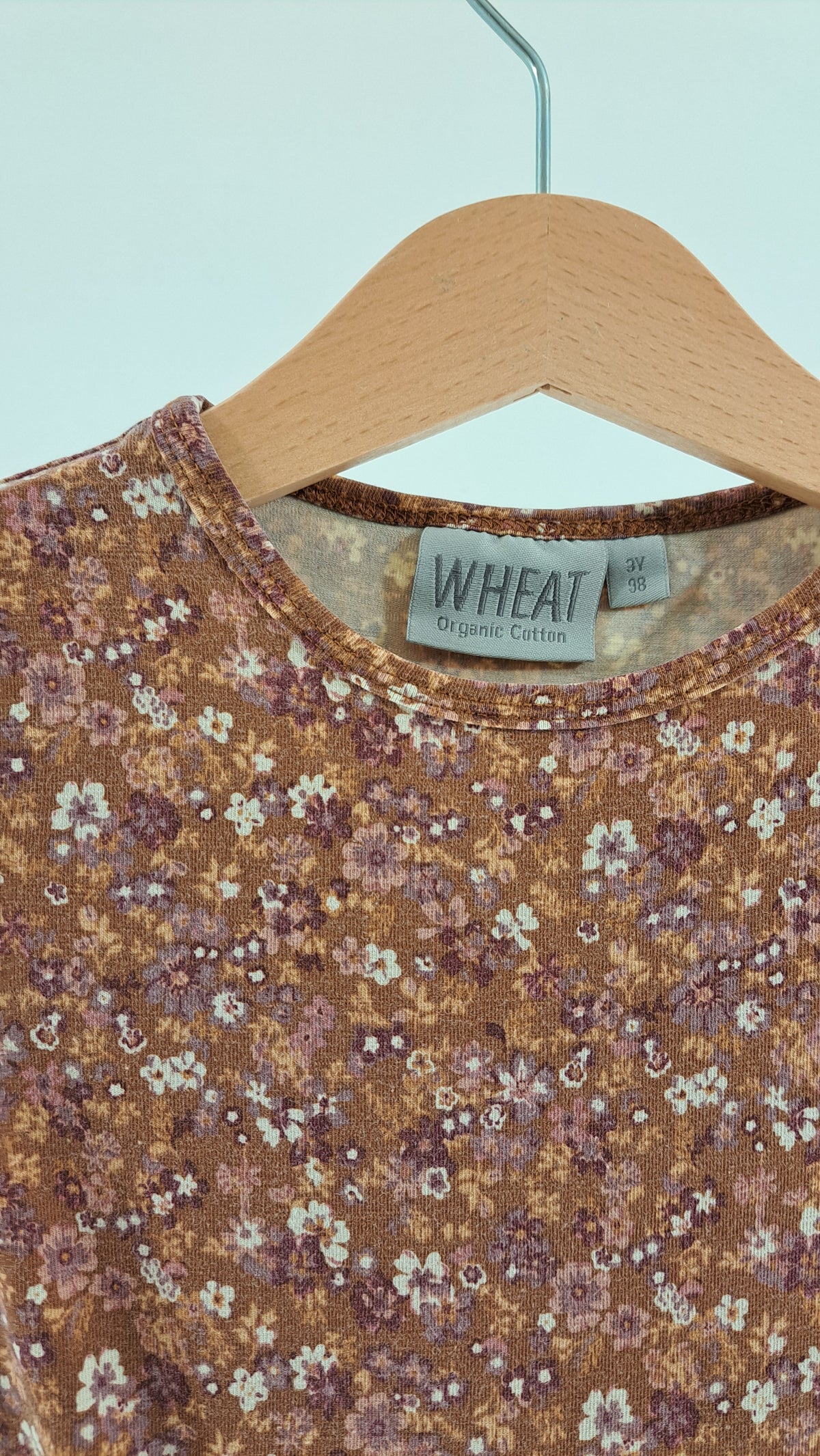 WHEAT • KJOLE • BRUNROSA BLOMSTERPRINT • STR. 98