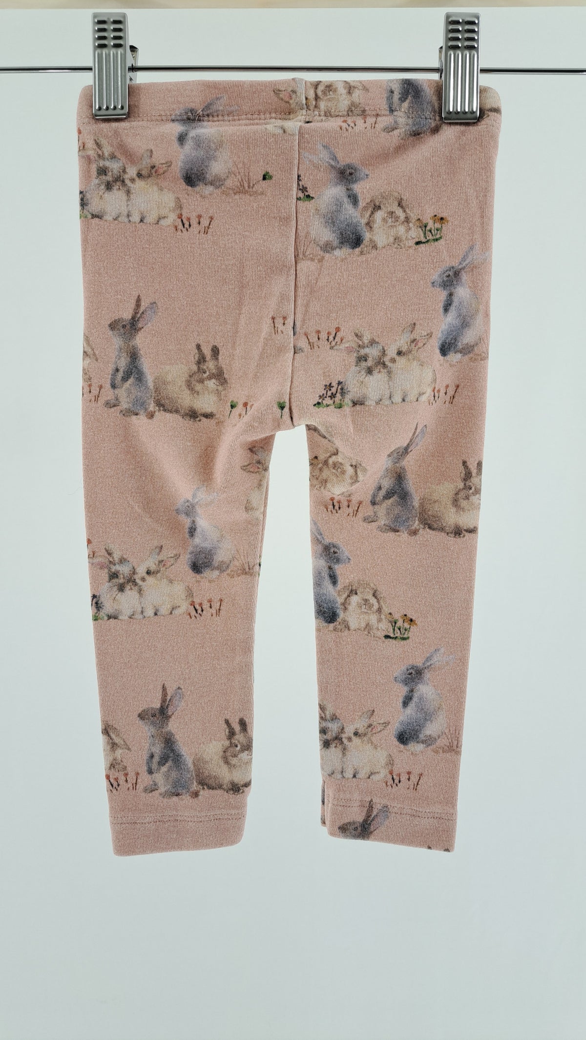 NAME IT • LEGGINGS • PUDDER ROSA KANINPRINT • STR. 74