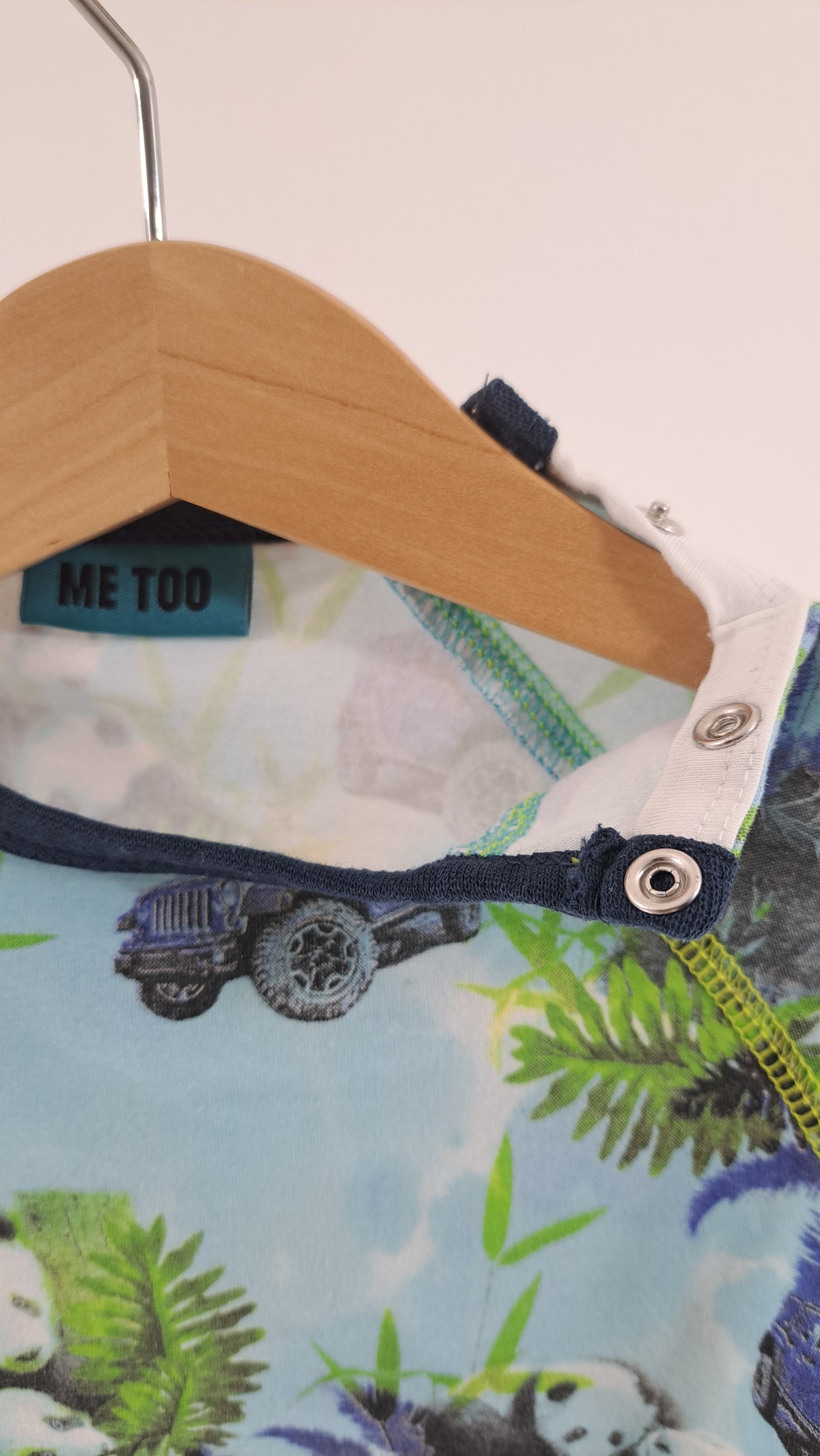 ME TOO • BLOUSE • LIGHT BLUE PANDA • SIZE 62