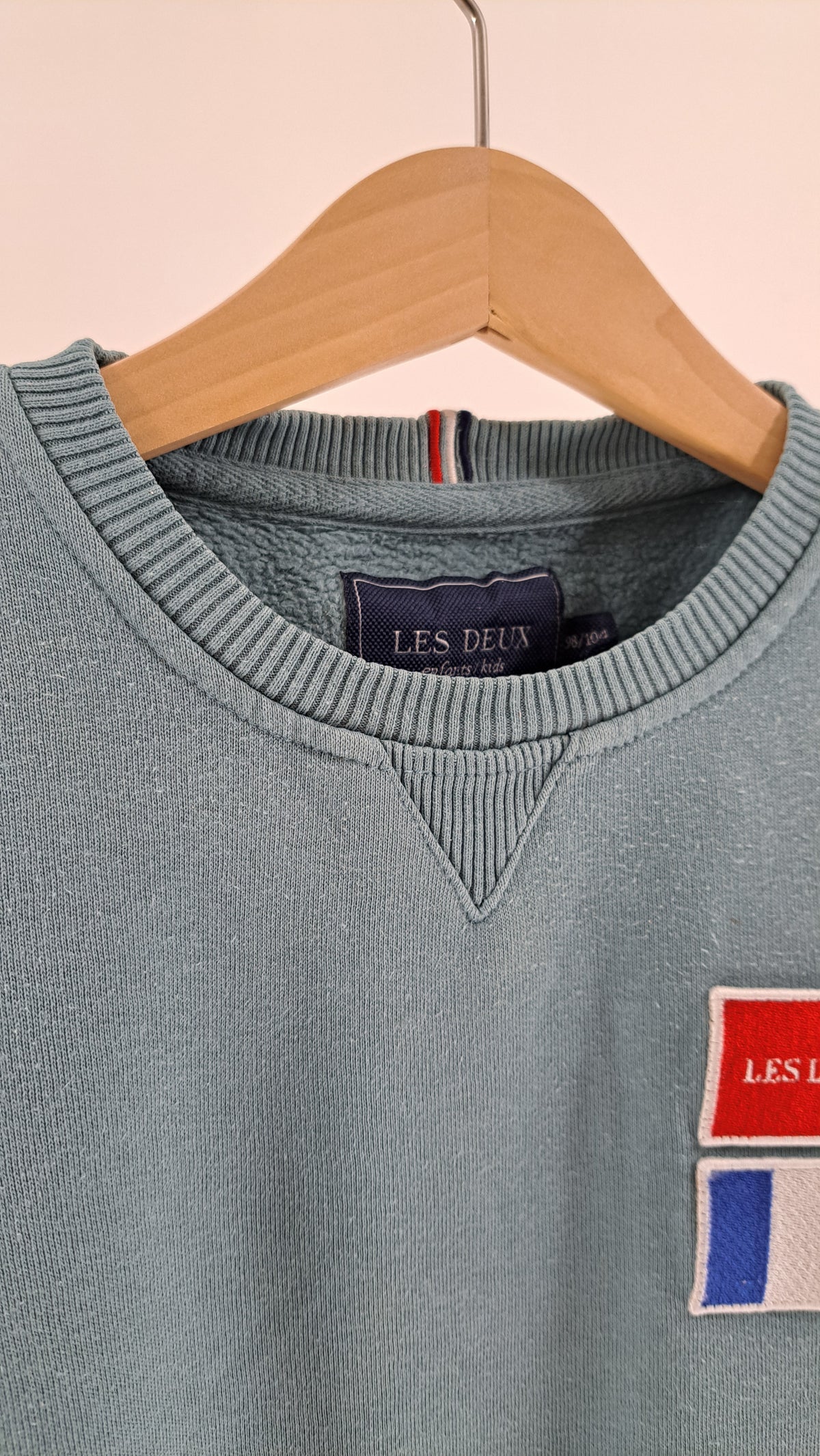LES DEUX • SWEATER • STÅLBLÅ • STR. 98