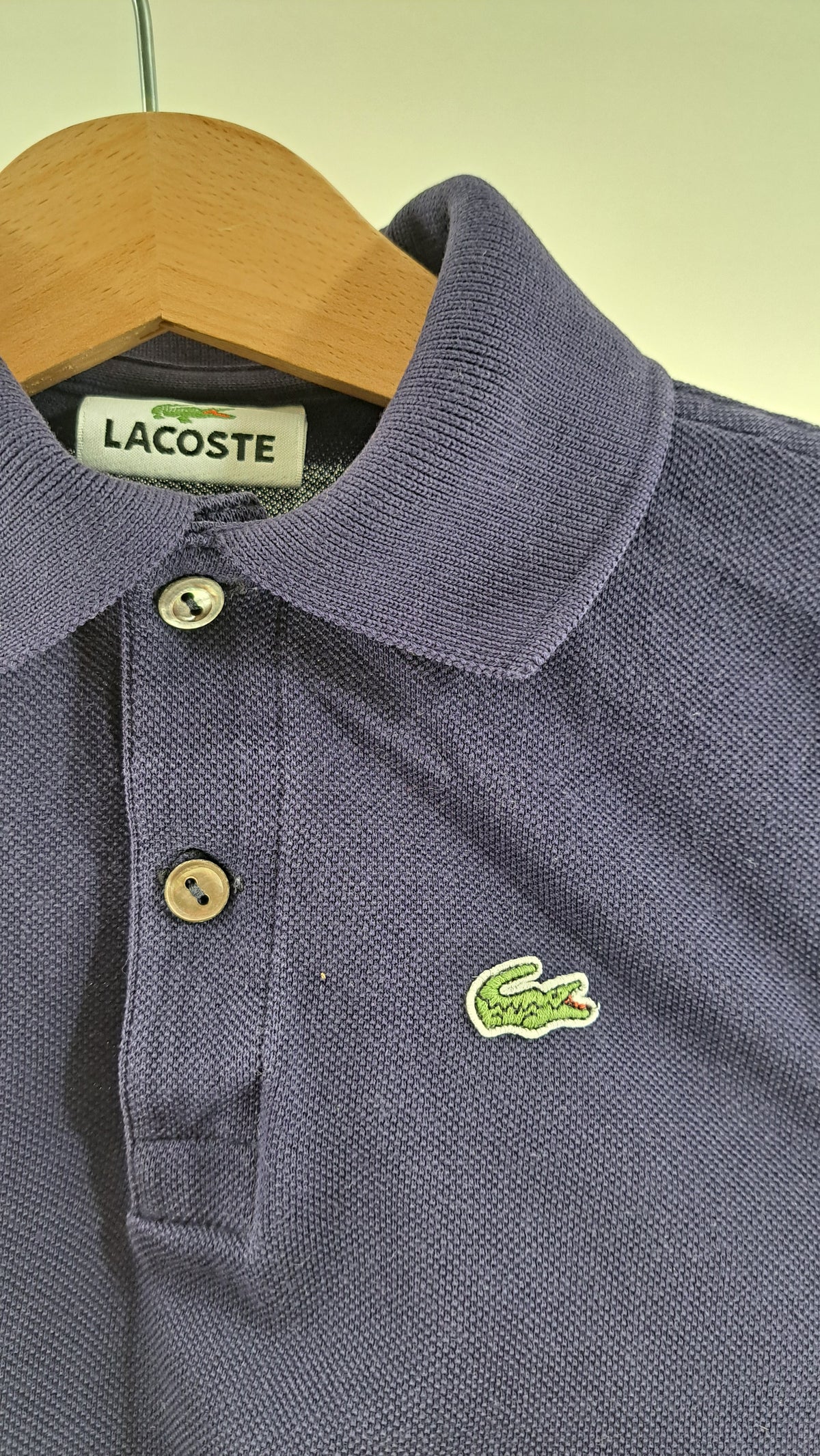 LACOSTE • POLO • MARINEBLÅ • STR. 92