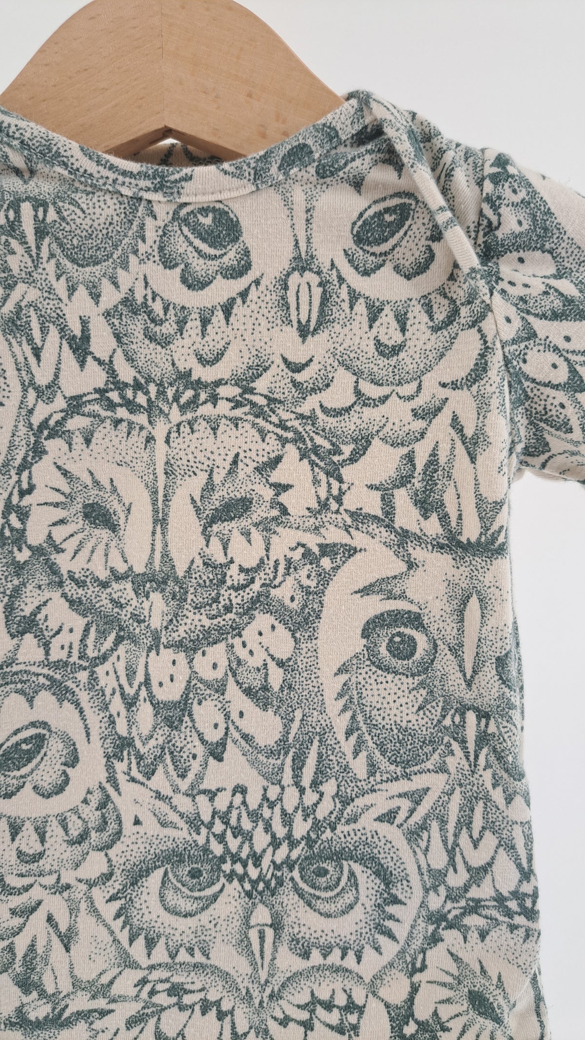 SOFT GALLERY • BODY • UGLEPRINT GRØN/CREME • STR. 62