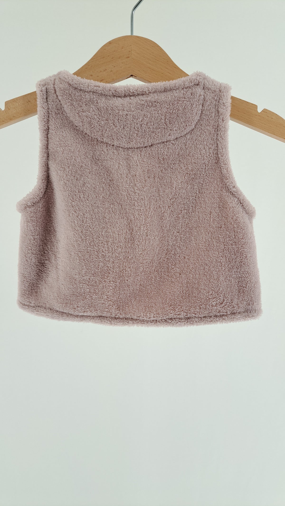 NAME IT • VEST • DUSTY PINK TEDDY • SIZE 68