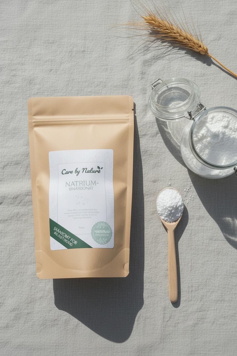 Care by Nature Natriumbikarbonat flatlay portræt