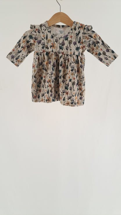 NAME IT • KJOLE • CREME BLOMSTERPRINT • STR. 56
