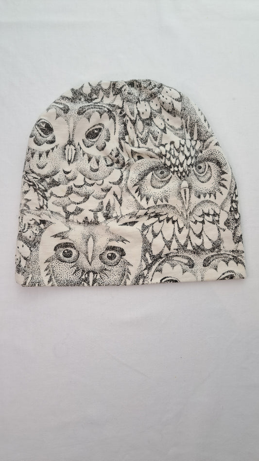 SOFT GALLERY • BEANIE • CREMEHVID UGLEPRINT • STR. 2 (12-36 MDR.)