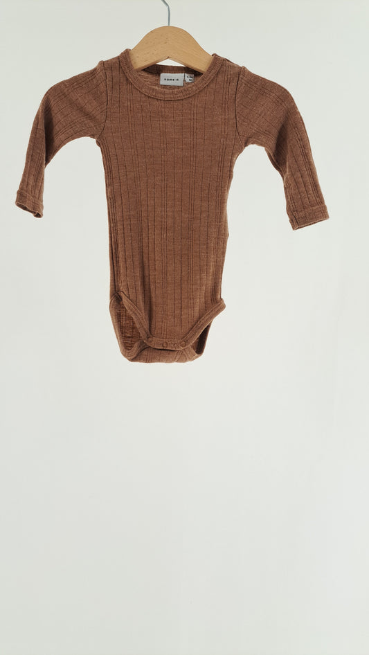 NAME IT • BODY • COGNAC RIB MERINOULL • STL. 62