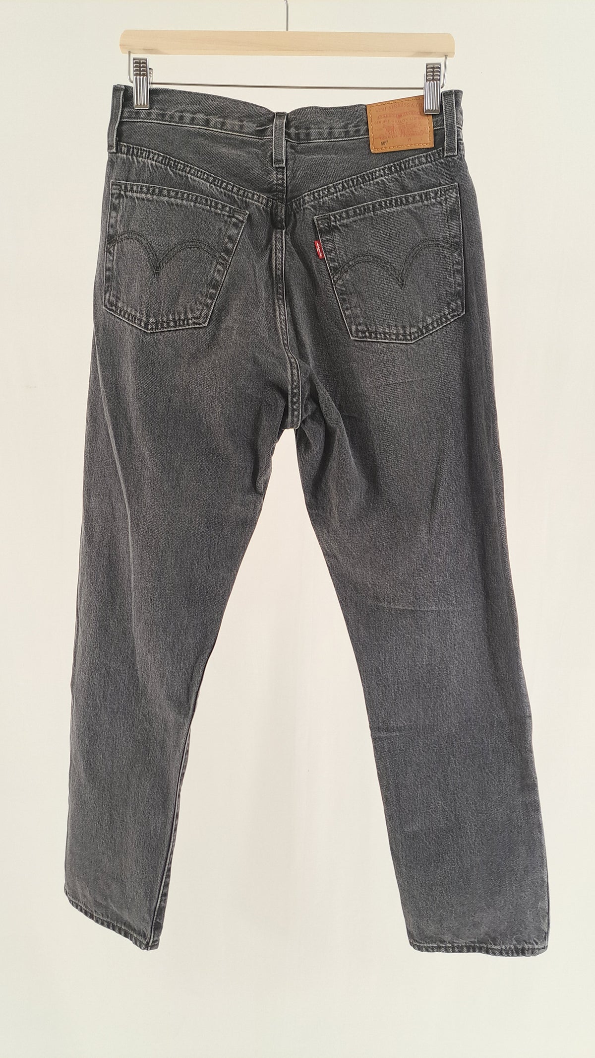 LEVI'S • JEANS • GREY STONEWASH • SIZE XS