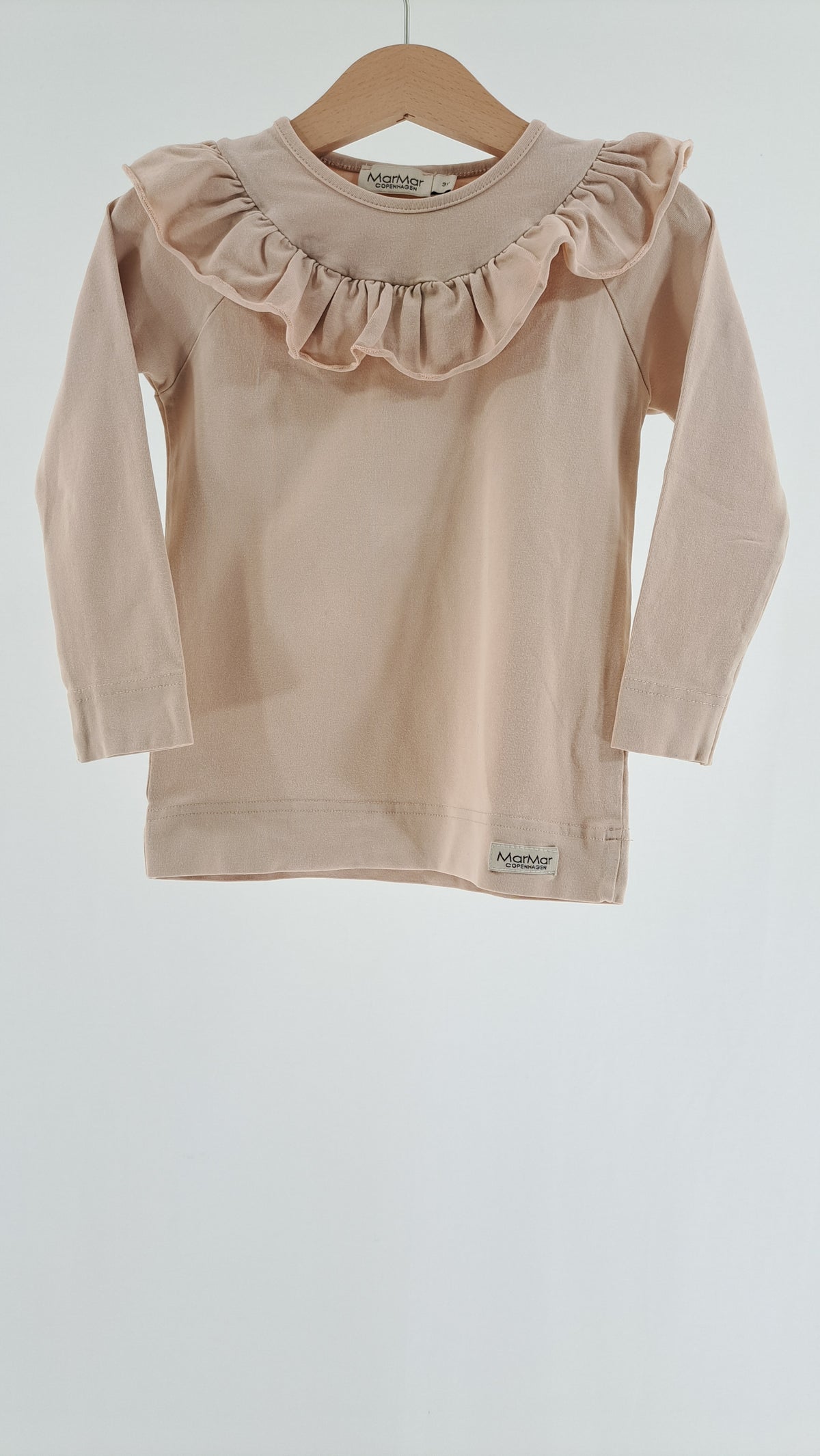 MARMAR COPENHAGEN • BLUSE • ROSA FLÆSEKRAVE • STR. 98