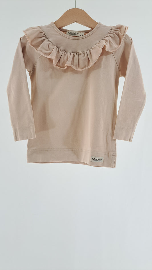MARMAR COPENHAGEN • BLUSE • ROSA FLÆSEKRAVE • STR. 98
