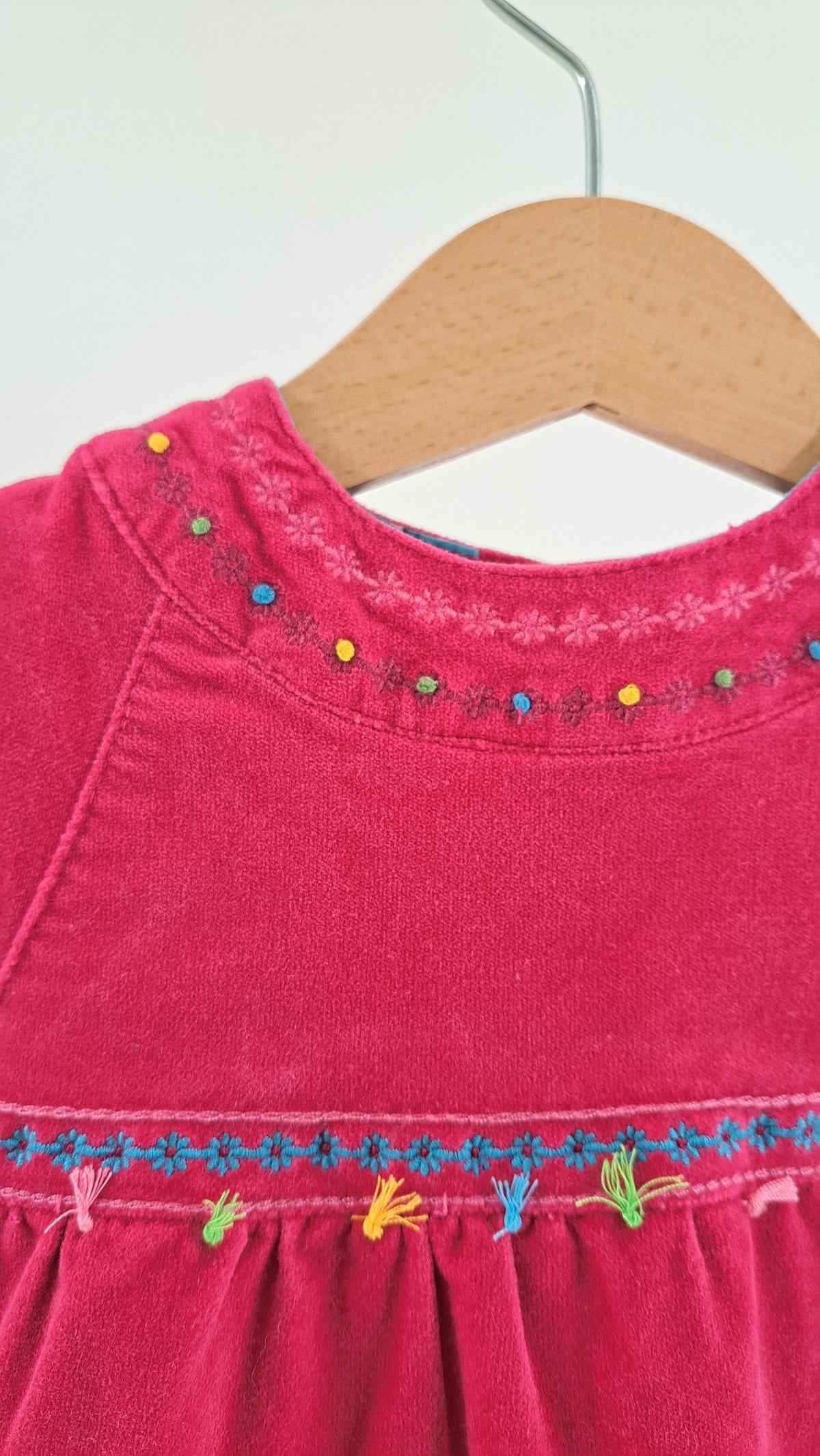 KENZO KIDS • KJOLE • CERISEROSA VELOUR • STR. 80
