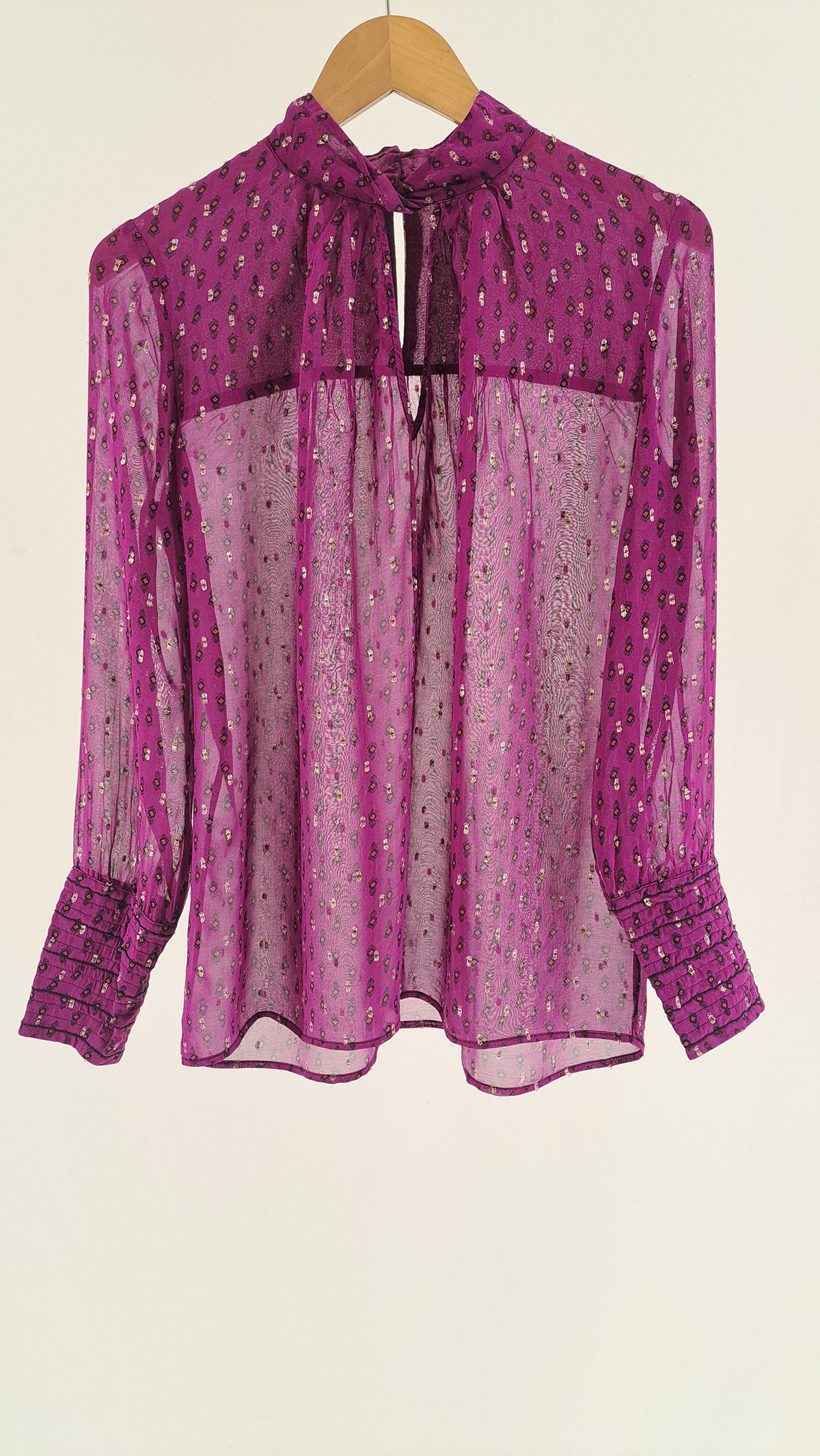 BA&SH • BLUS • LILA MESH • STORLEK M