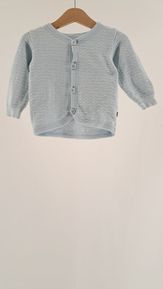 JOHA • CARDIGAN • DUSTY BLUE • SIZE 80