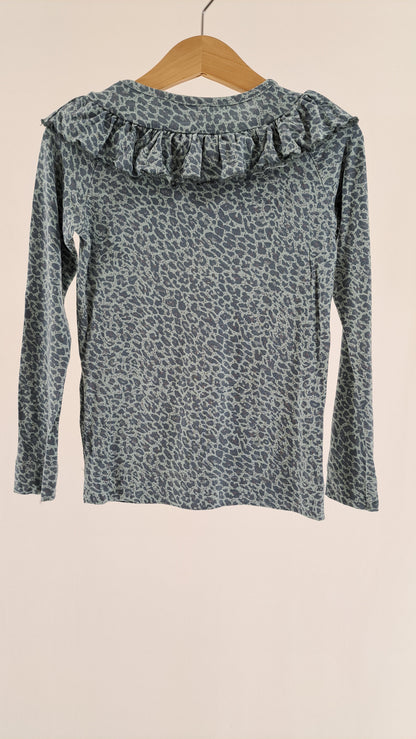 MARMAR COPENHAGEN • BLOUSE • BLUE LEOPARD • SIZE 110