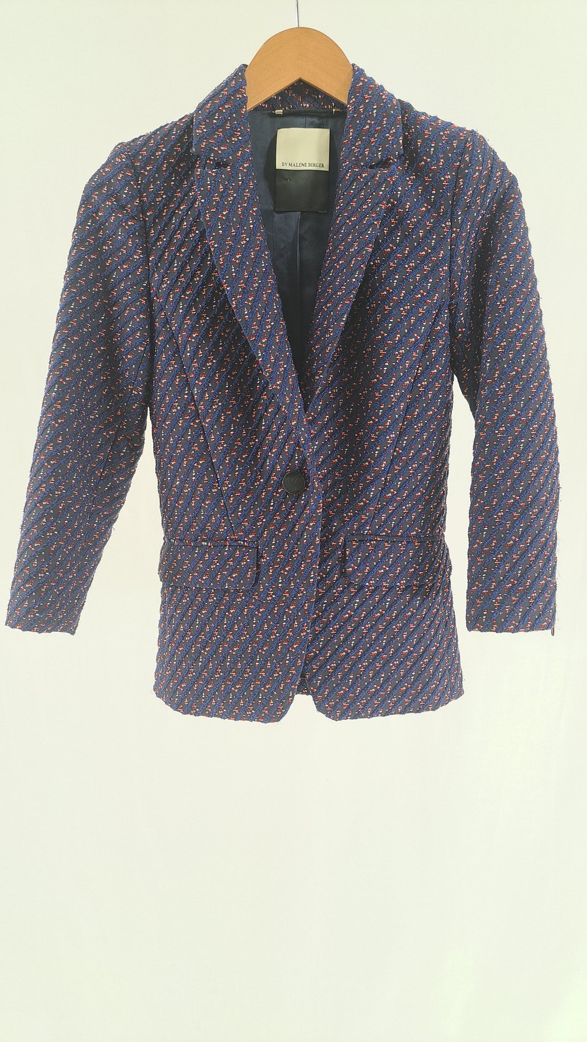 BY MALENE BIRGER • BLAZER • NAVY TWEED • STR. XXS