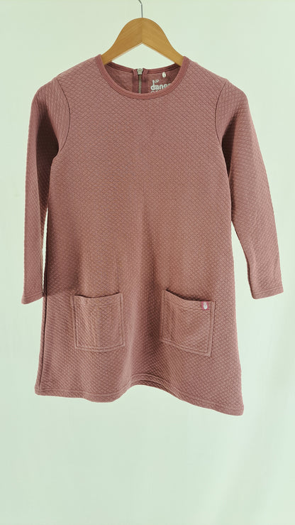 DANEFÆ • KJOLE • MAUVE QUILTET • STR. 128