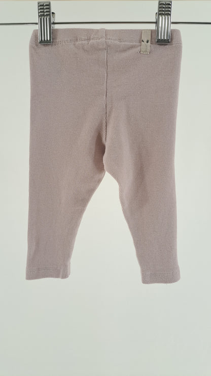 WHEAT • LEGGINGS • LYSERØD RIB • STR. 68
