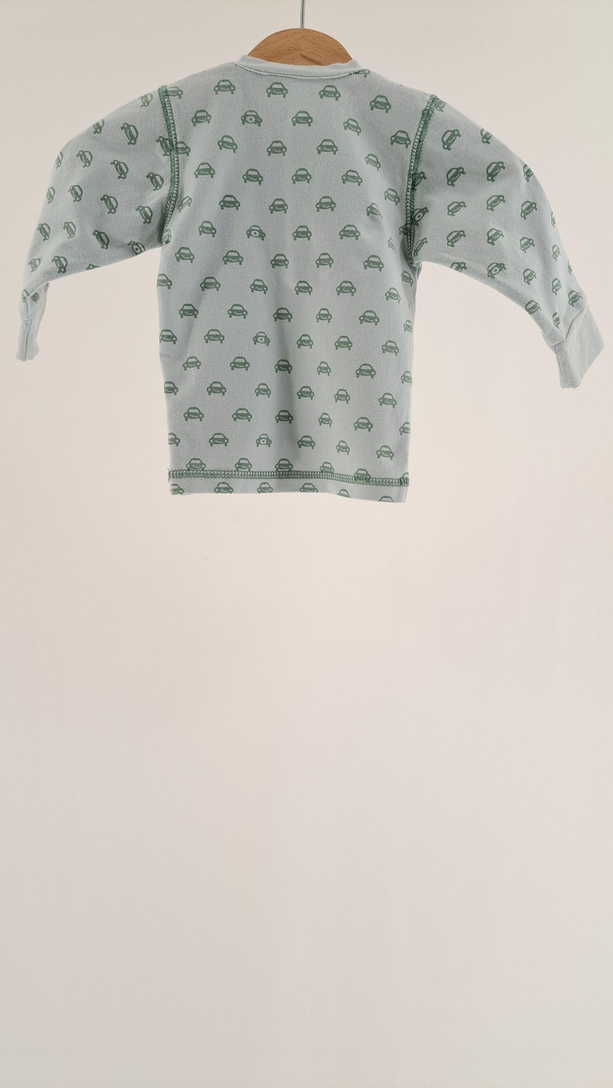 WHEAT • BLUSE • LYSEBLÅ BILPRINT • STR. 62