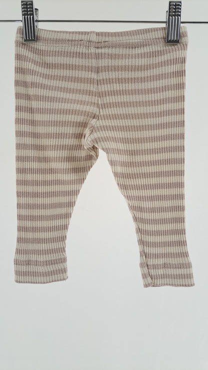 MARMAR COPENHAGEN • LEGGINGS • BEIGE/PUDER RANDIG • STORLEK 74