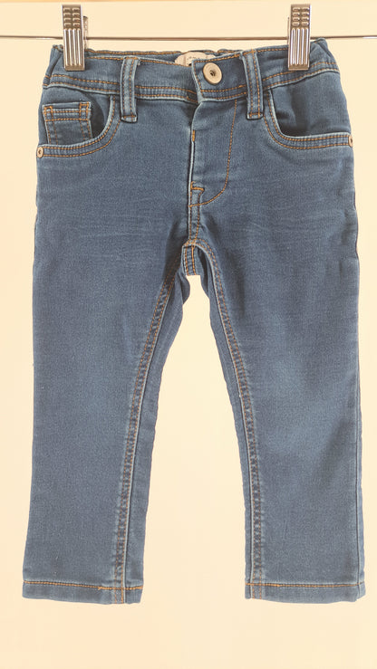 NAME IT • JEANS • MELLANBLÅ DENIM • STORLEK 86