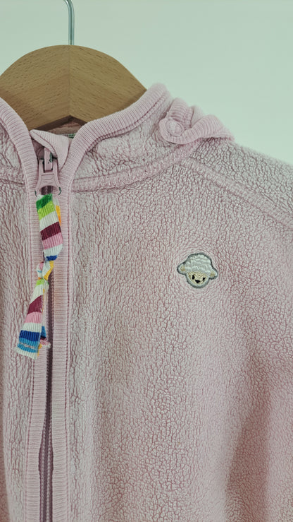 JOHA • JAKKE • PUDDER ROSA FLEECE • STR. 80