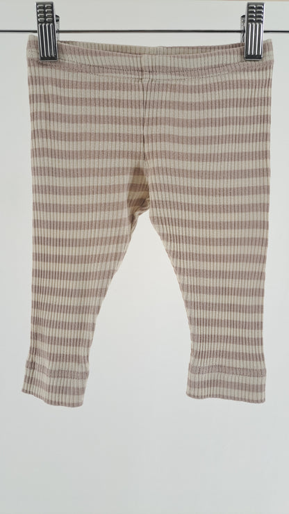 MARMAR COPENHAGEN • LEGGINGS • BEIGE/PUDER RANDIG • STORLEK 74