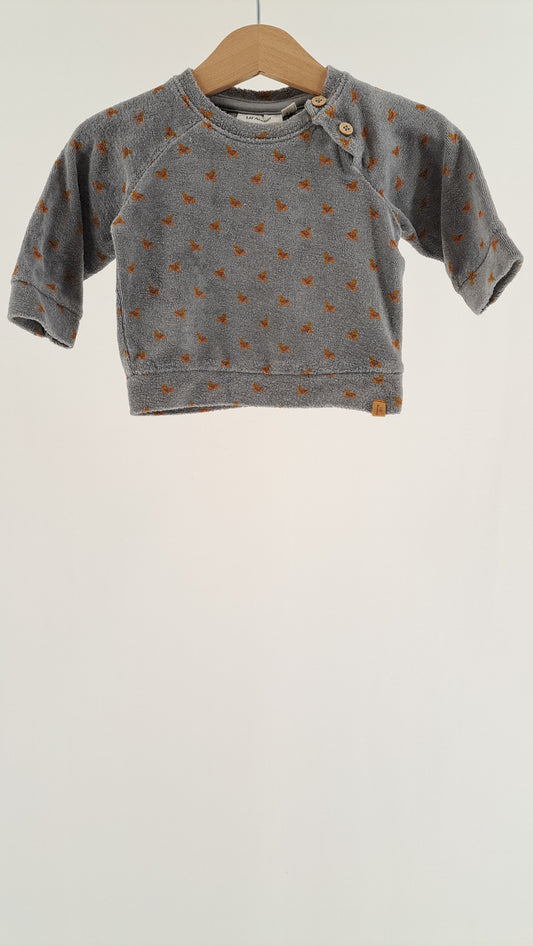 LIL' ATELIER • TRÖJA • DUSTY BLUE FLOWERS • STORL. 62