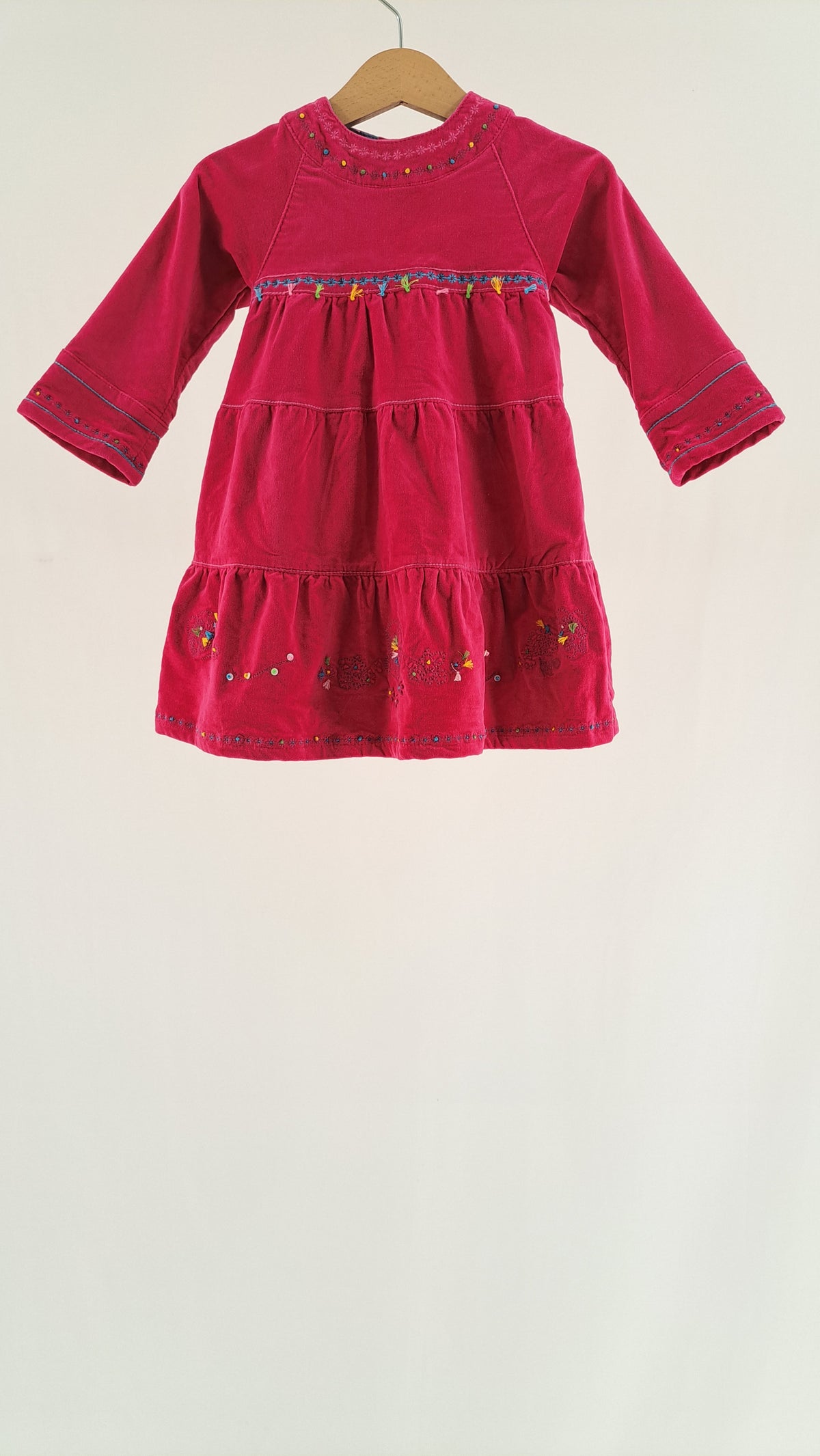KENZO KIDS • KJOLE • CERISEROSA VELOUR • STR. 80