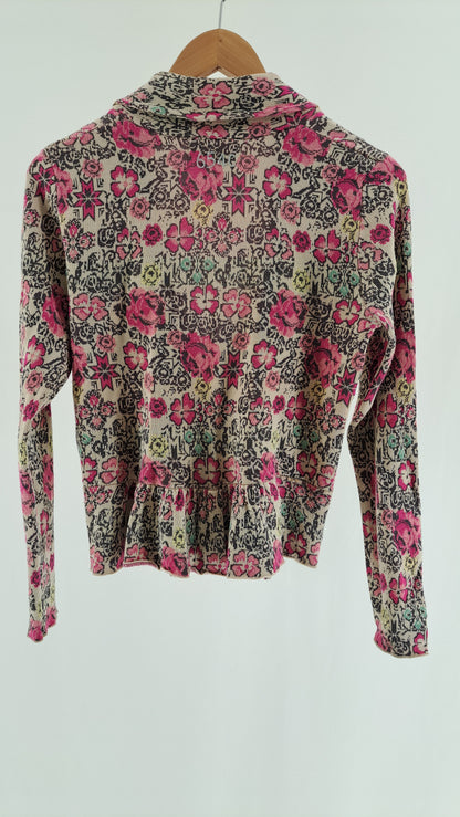 ODD MOLLY • CARDIGAN • PINK BLOMSTER PAISLEY • STR. M