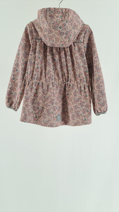 WHEAT • TRANSITIONAL JACKET • PINK FLORAL • SIZE 116