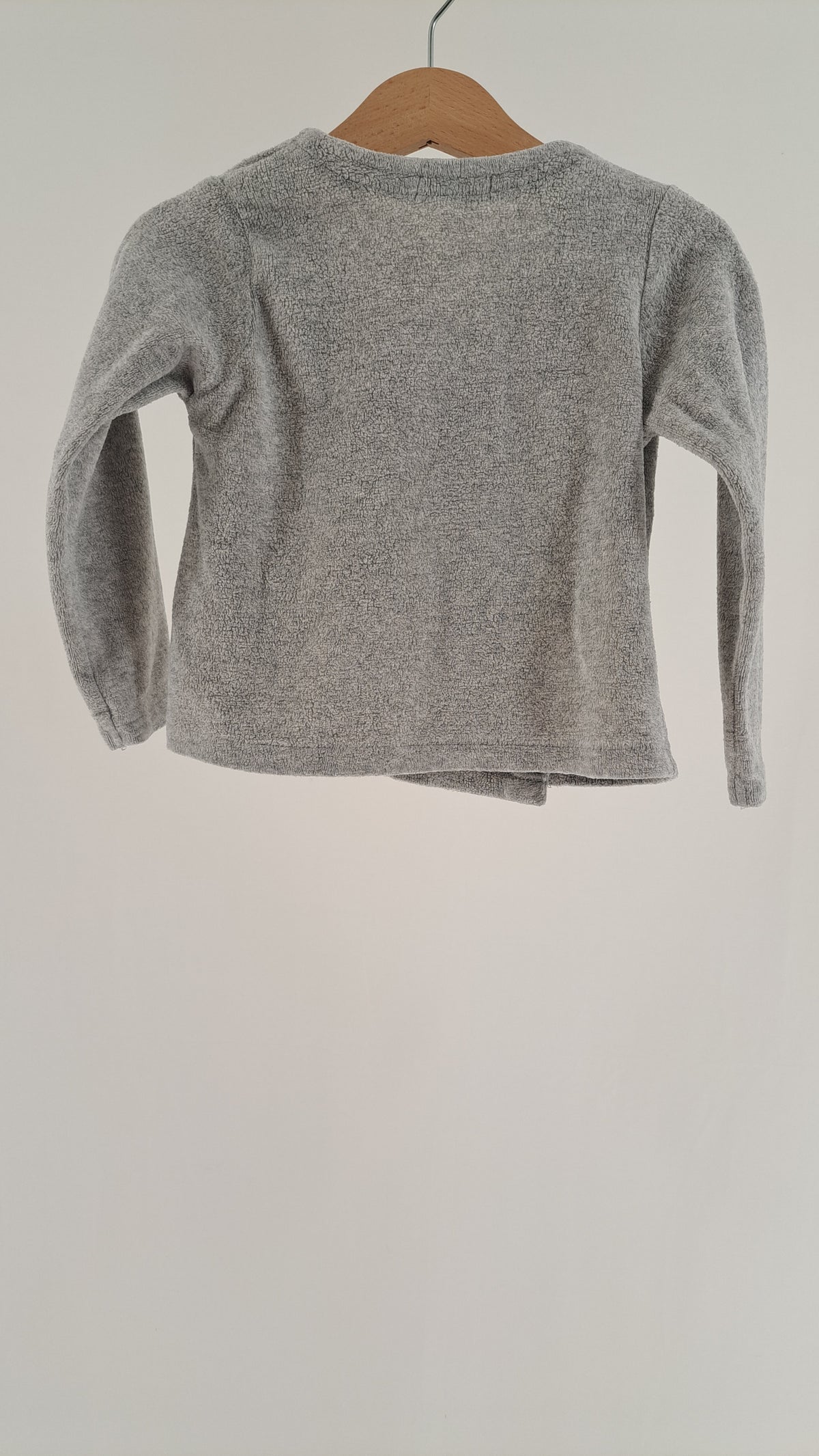 WHEAT • CARDIGAN • GRÅ MELANGE SLÅ-OM • STR. 86