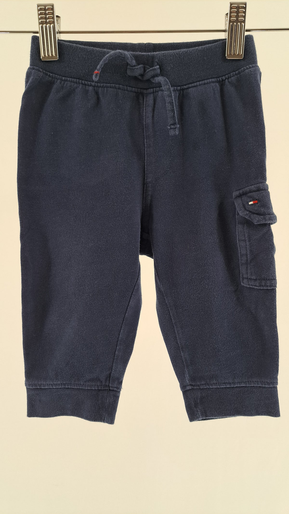 TOMMY HILFIGER • TROUSERS • NAVY BLUE • SIZE 74