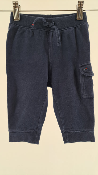 TOMMY HILFIGER • TROUSERS • NAVY BLUE • SIZE 74