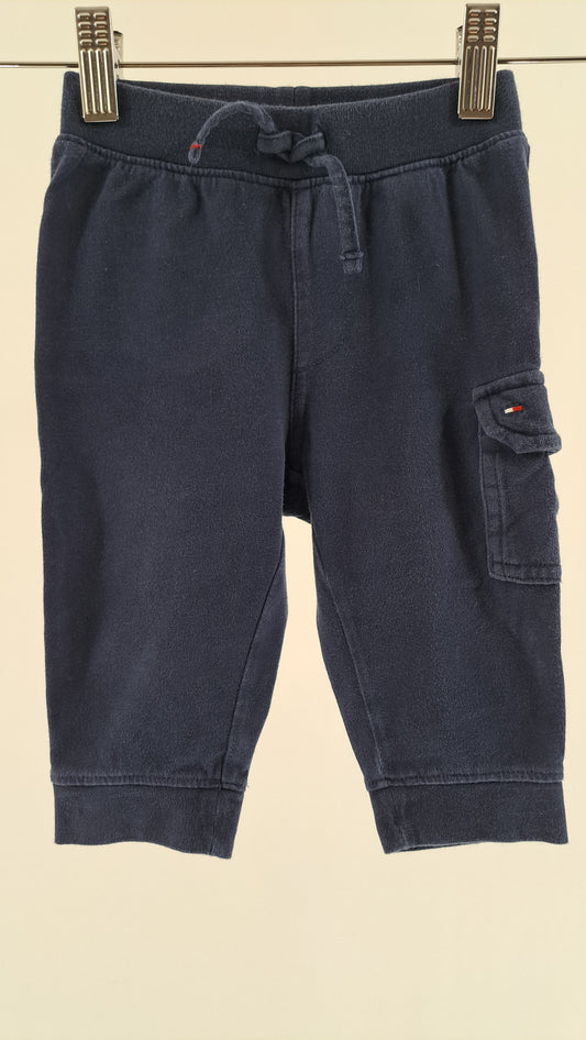 TOMMY HILFIGER • TROUSERS • NAVY BLUE • SIZE 74