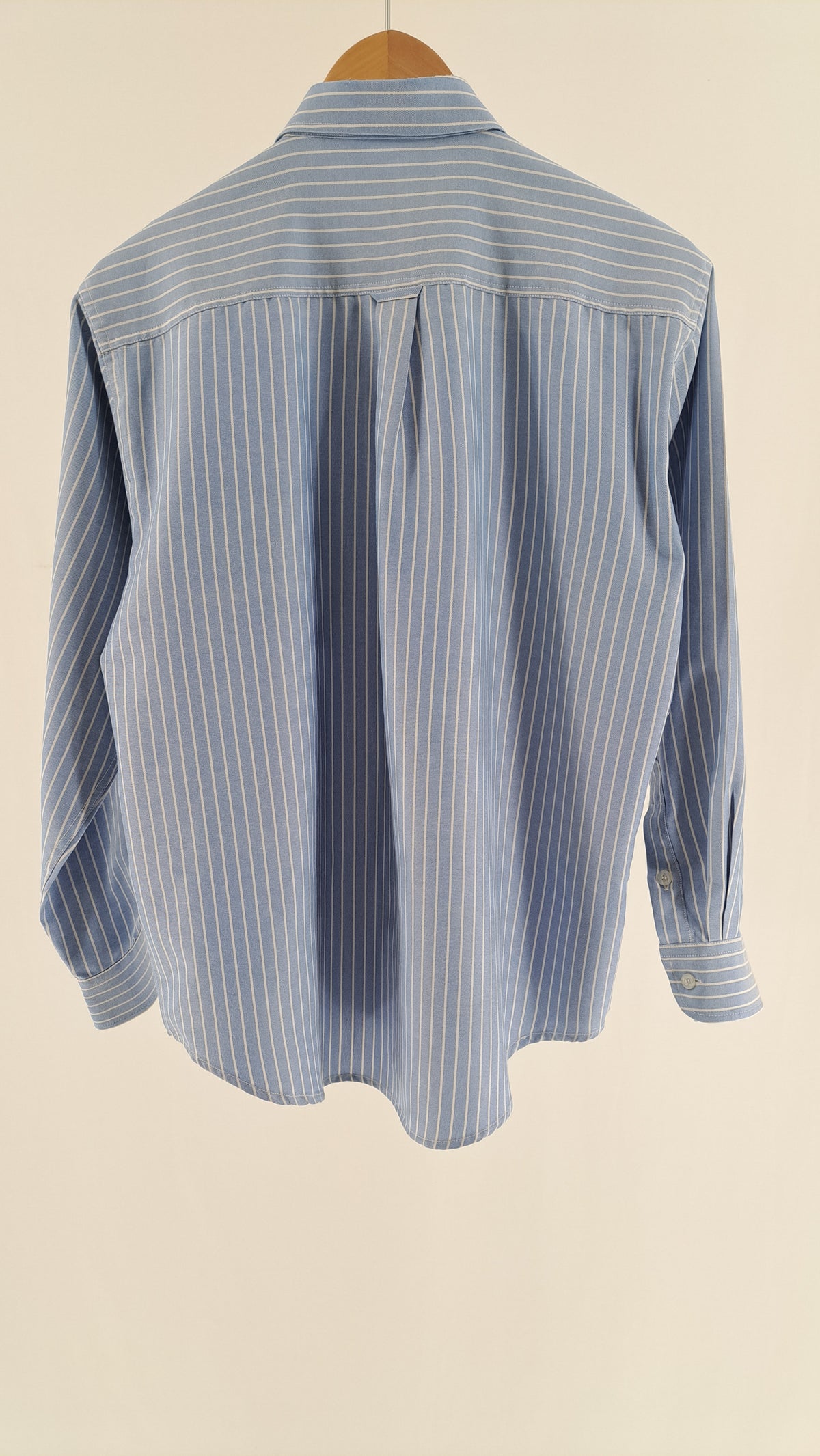 POLO RALPH LAUREN • SKJORTA • LJUSBLÅ RANDIG OXFORD • STL. M