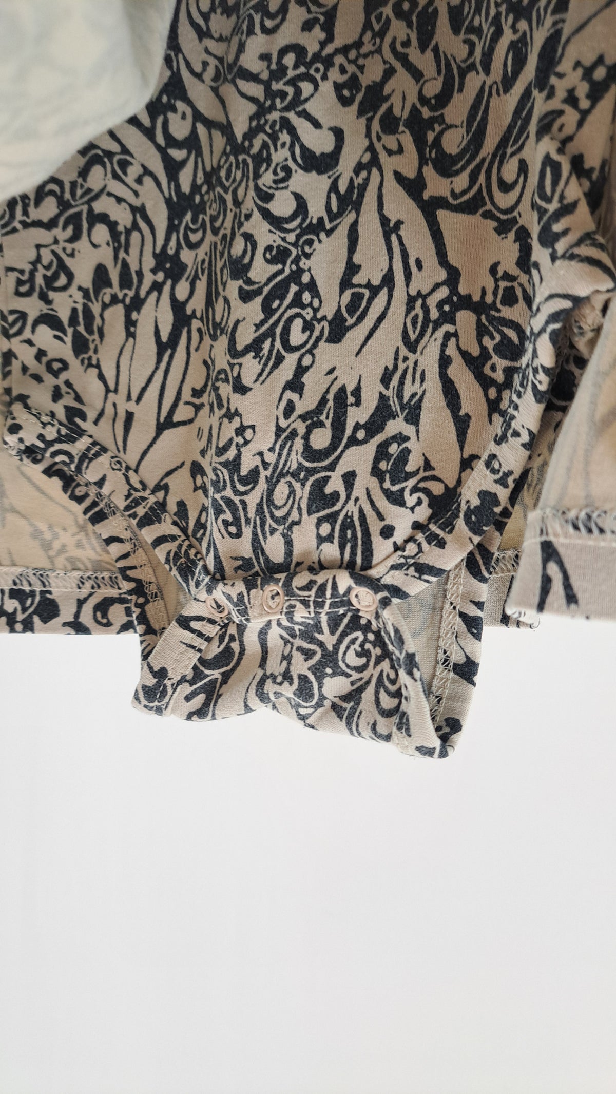 MARMAR COPENHAGEN • BODY DRESS • CREAM ABSTRACT • SIZE 80