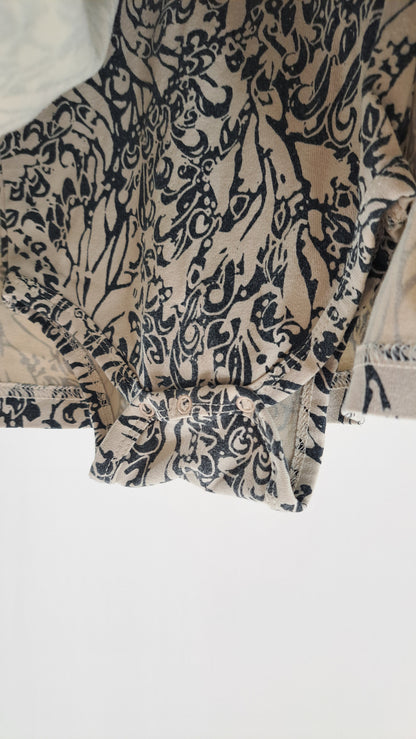 MARMAR COPENHAGEN • BODY DRESS • CREAM ABSTRACT • SIZE 80