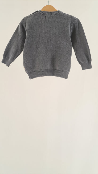 WHEAT • STRIKTRØJE • STÅLBLÅ PINGVIN • STR. 92