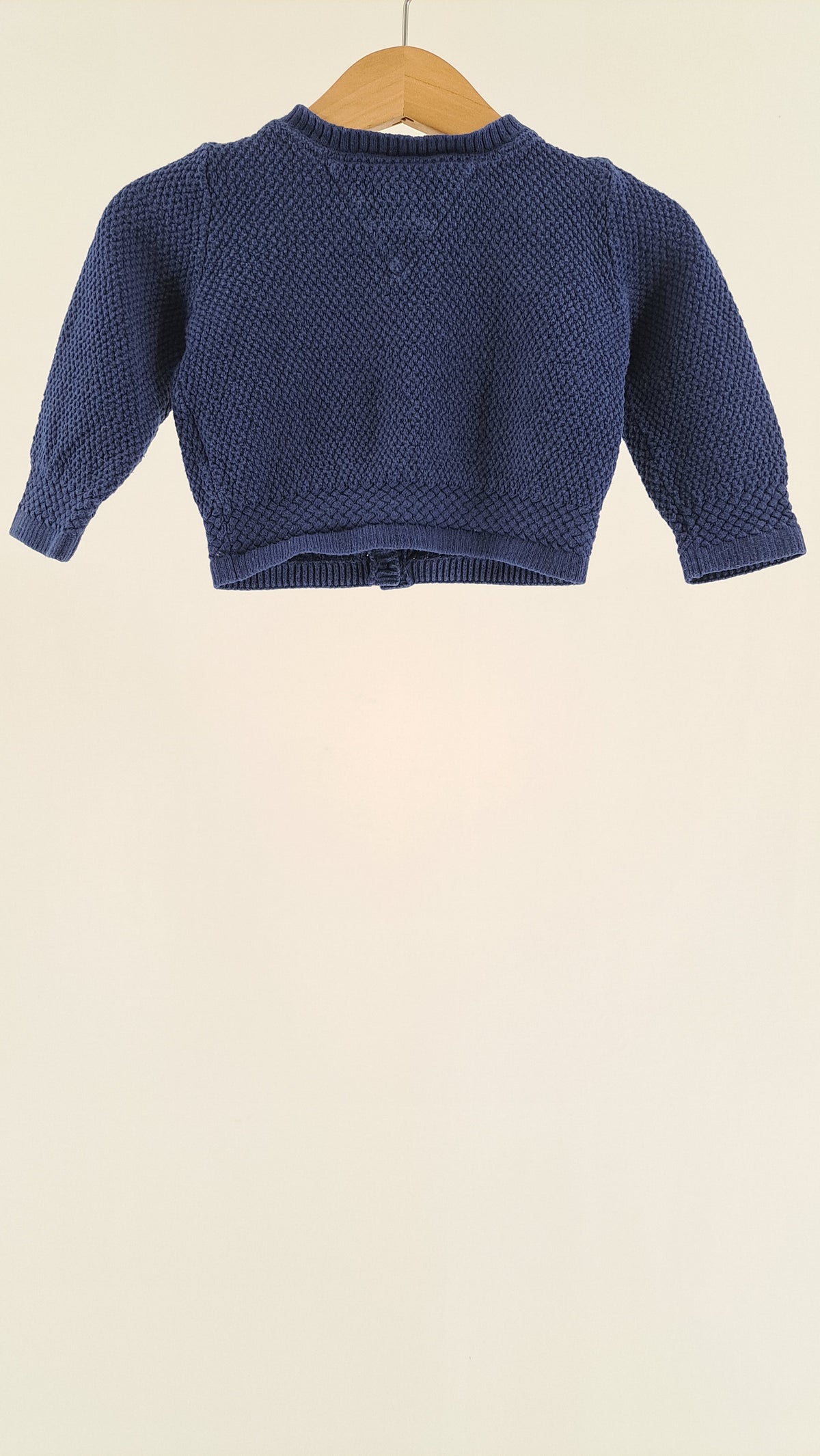 TOMMY HILFIGER • CARDIGAN • NAVY BLÅ • STR. 74