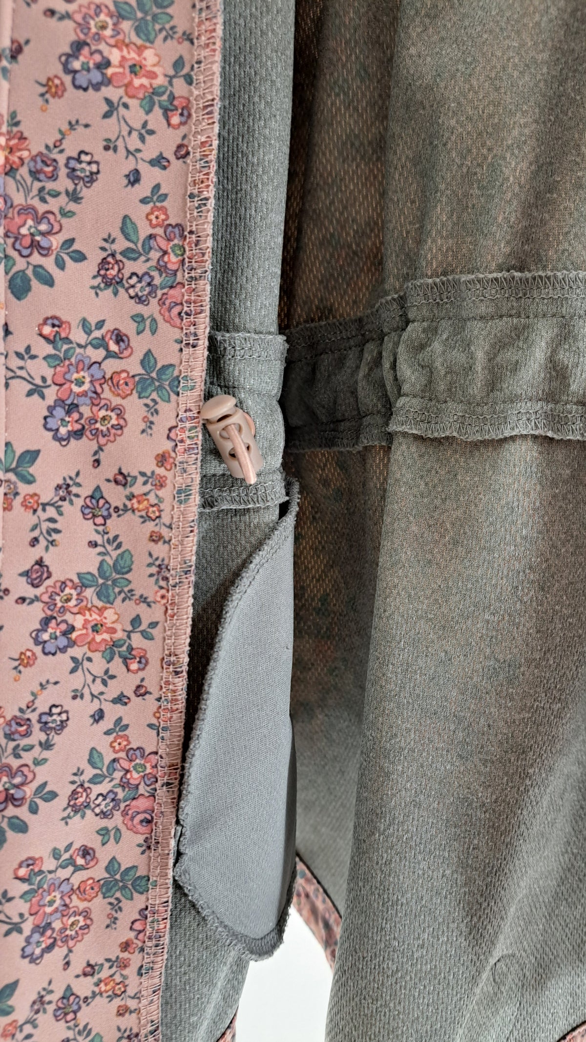 WHEAT • TRANSITIONAL JACKET • PINK FLORAL • SIZE 116