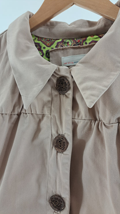ODD MOLLY • FRAKKE • SANDBEIGE ROSENDETALJER • STR. L