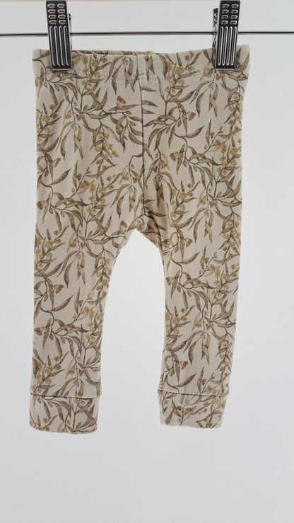 LIL' ATELIER • SET • CRÈME LEAF PRINT • SIZE 62