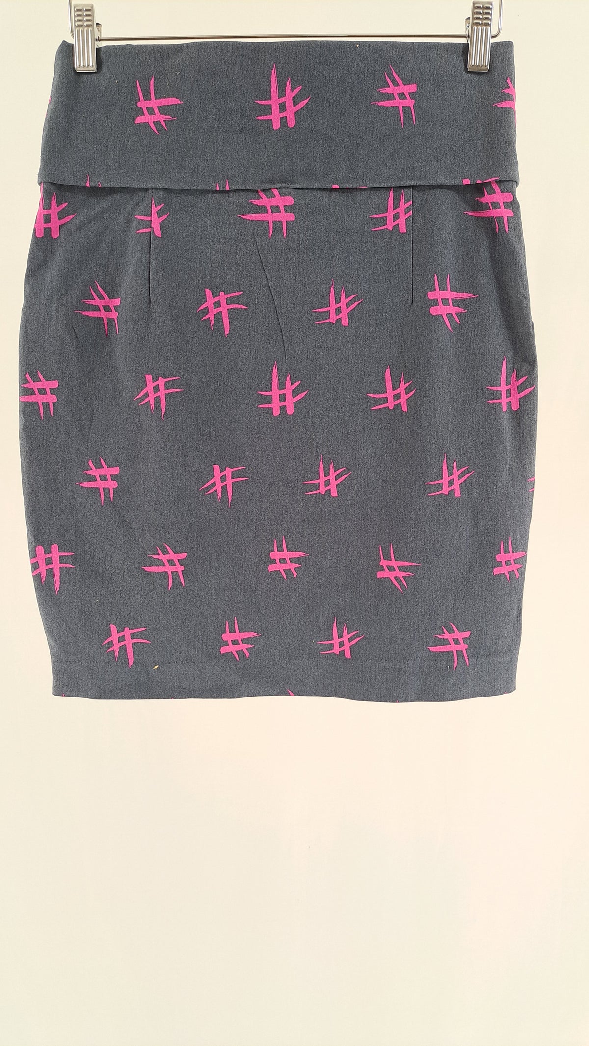 BITTE KAI RAND • NEDERDEL • GRÅ/PINK PRINT • STR. M