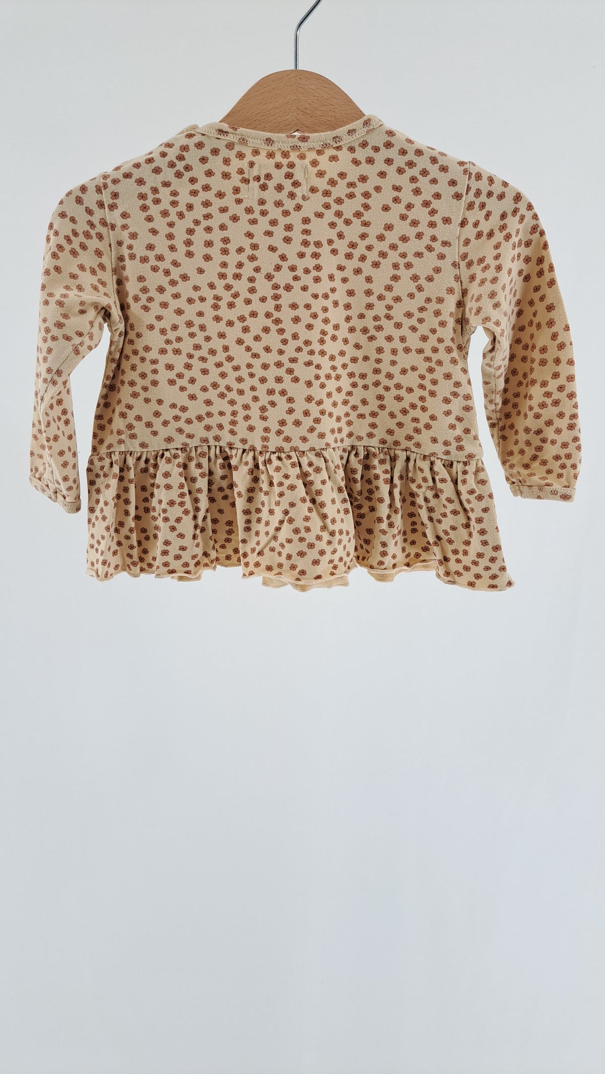 KONGES SLØJD • BLOUSE • CREAM FLORAL • SIZE 68
